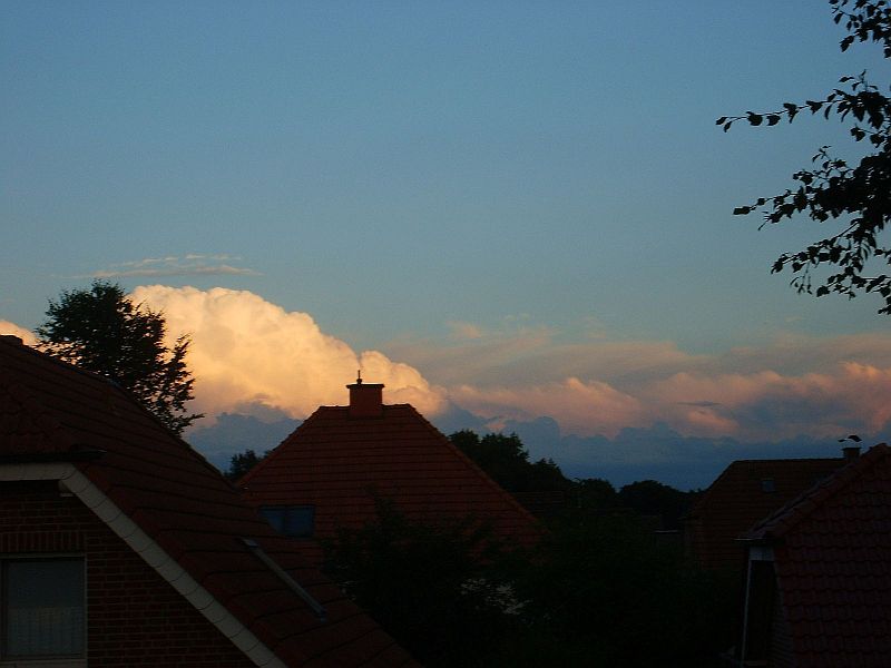 Wolken im Sonnenuntergang