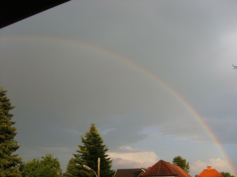 Regenbogen am Abend